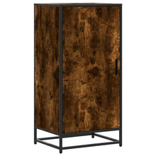 Schoenenrek 48x38x97,5 cm bewerkt hout gerookt eikenkleurig