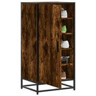Shoe rack 48x38x97.5 cm engineered wood smoked oak look