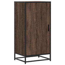 Schoenenrek 48x38x97,5 cm bewerkt hout bruin eikenkleurig