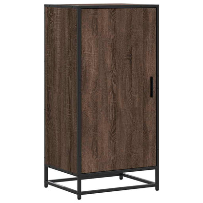 Schoenenrek 48x38x97,5 cm bewerkt hout bruin eikenkleurig