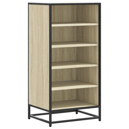 Schoenenrek 48x38x97,5 cm bewerkt hout sonoma eikenkleurig