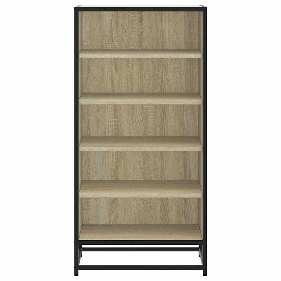 Schoenenrek 48x38x97,5 cm bewerkt hout sonoma eikenkleurig