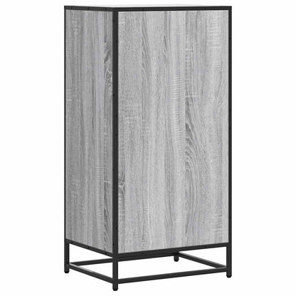 Schoenenrek 48x38x97,5 cm bewerkt hout grijs sonoma eikenkleur