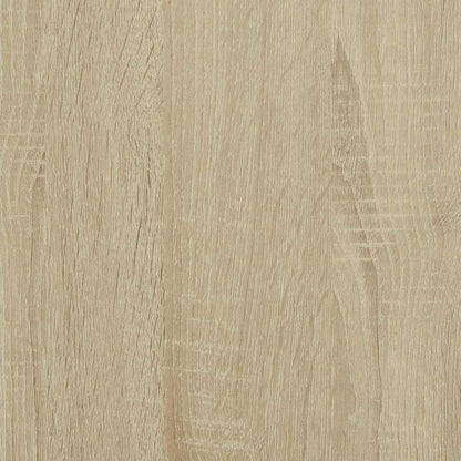 Schoenenbank 100x40x53,5 cm bewerkt hout en metaal sonoma eiken