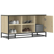 Schoenenbank 100x40x53,5 cm bewerkt hout metaal
