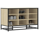 Schoenenbank 84x40x53,5 cm bewerkt hout metaal