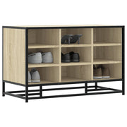 Schoenenbank 84x40x53,5 cm bewerkt hout metaal