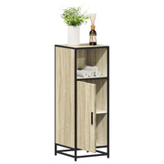 Badkamerkast 35x37,5x100 cm bewerkt hout sonoma eiken