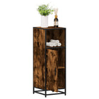 Bathroom cabinet 35x37.5x100 cm engineered wood smoked oak look