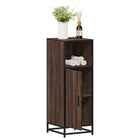 Bathroom cabinet 35x37.5x100 cm treated wood brown oak color