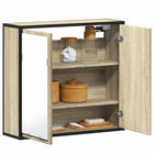 Badkamerspiegelkast 65x20x60 cm sonoma eiken