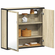 Badkamerspiegelkast 65x20x60 cm sonoma eiken
