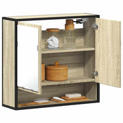 Badkamerspiegelkast 65x20x60 cm sonoma eiken bewerkt hout