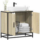 Sonoma Oak Bathroom Vanity 65x33x60 cm engineered wood