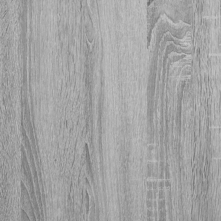 Wastafelkast 90x33x60 cm bewerkt hout grijs sonoma eikenkleurig