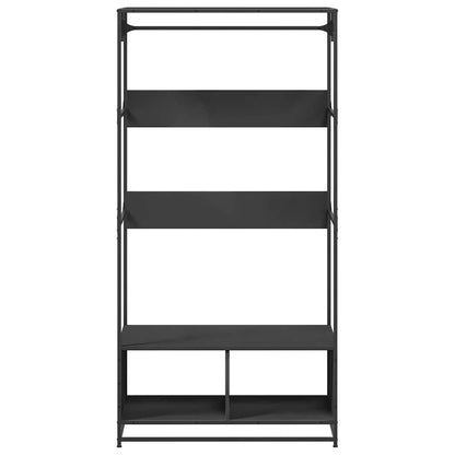 Kledingkast 90x50x180 cm bewerkt hout zwart