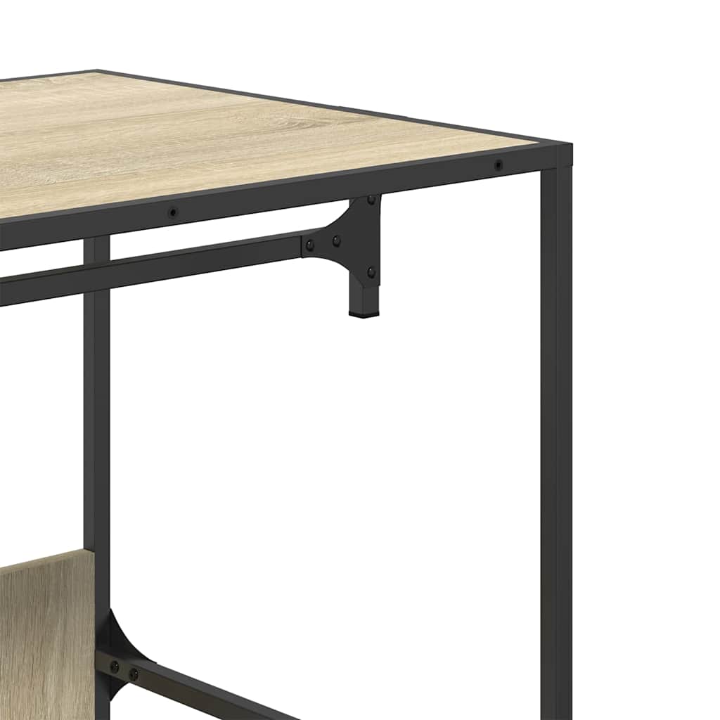 Kledingkast 90x50x180 cm bewerkt hout sonoma eikenkleurig