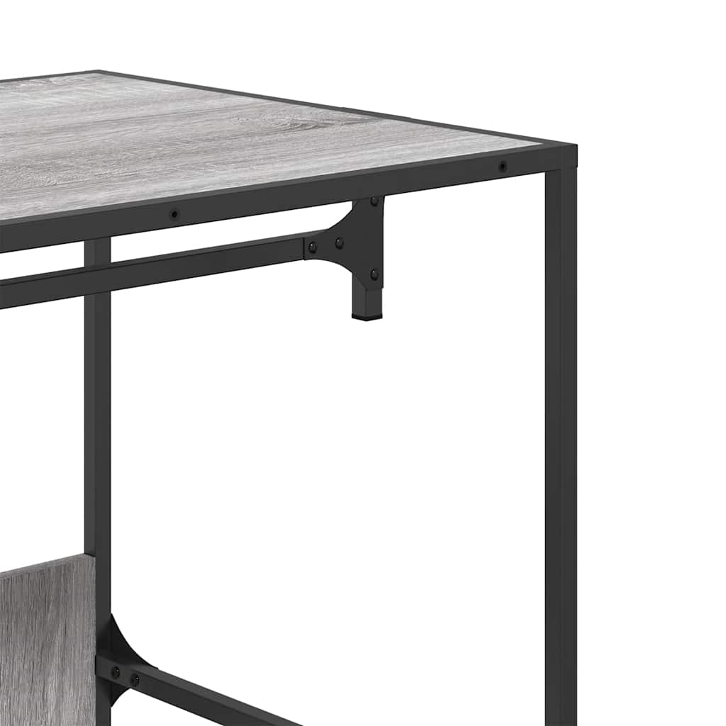 Kledingkast 90x50x180 cm bewerkt hout grijs sonoma eikenkleurig