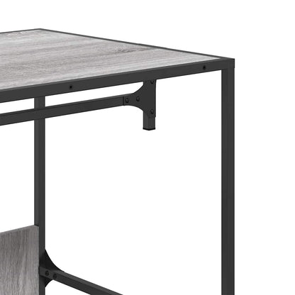 Kledingkast 90x50x180 cm bewerkt hout grijs sonoma eikenkleurig