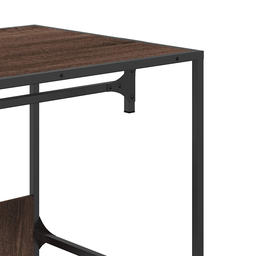 Kledingkast 90x50x180 cm bewerkt hout bruin eikenkleurig