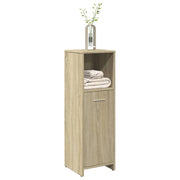 Badkamerkast 30x30x95 cm spaanplaat sonoma eiken