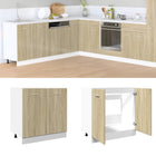Onderkast 80x46x81,5 cm bewerkt hout sonoma eiken