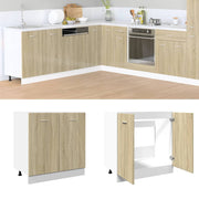 Onderkast 80x46x81,5 cm bewerkt hout sonoma eiken