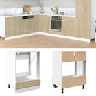 Ovenkast 60x46x81,5 cm spaanplaat sonoma eiken