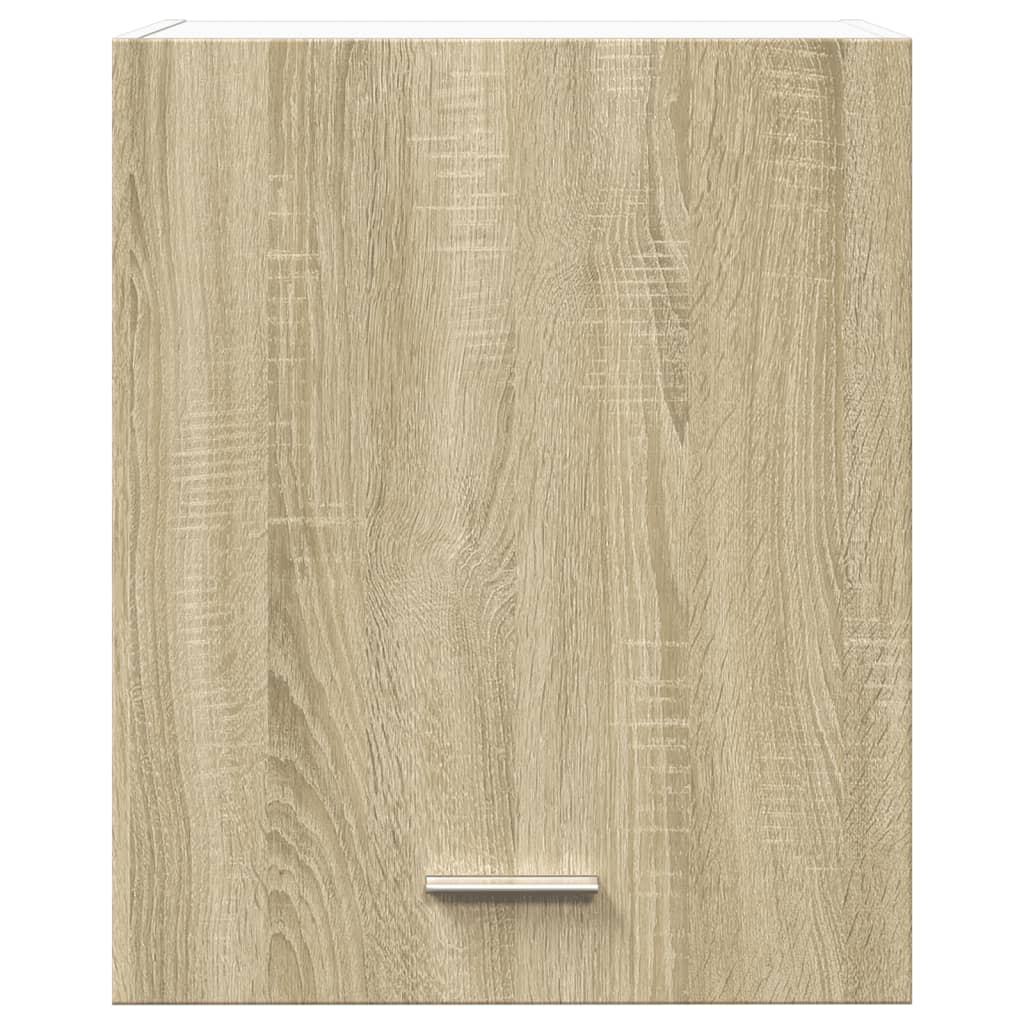 Wandkast 50x31x60 cm bewerkt hout sonoma eikenkleurig