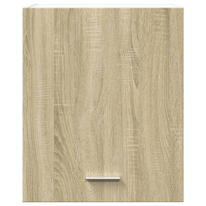 Wandkast 50x31x60 cm bewerkt hout sonoma eikenkleurig