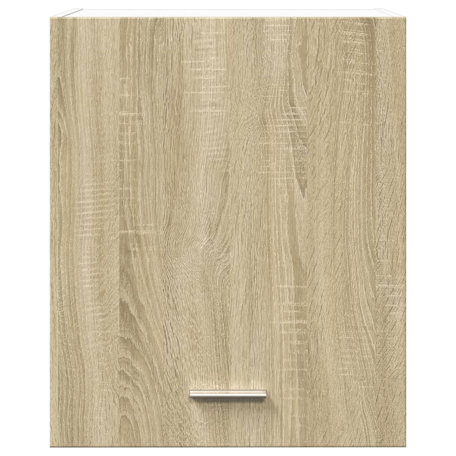 Wandkast 50x31x60 cm bewerkt hout sonoma eikenkleurig
