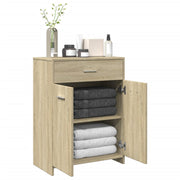 Badkamerkast 60x33x80 cm spaanplaat sonoma eiken
