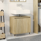 Bathroom cabinet 58x33x60 cm engineered wood Sonoma oak