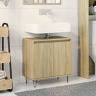 Bathroom cabinet 58x33x60 cm engineered wood Sonoma oak