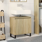 Bathroom cabinet 58x33x60 cm engineered wood Sonoma oak