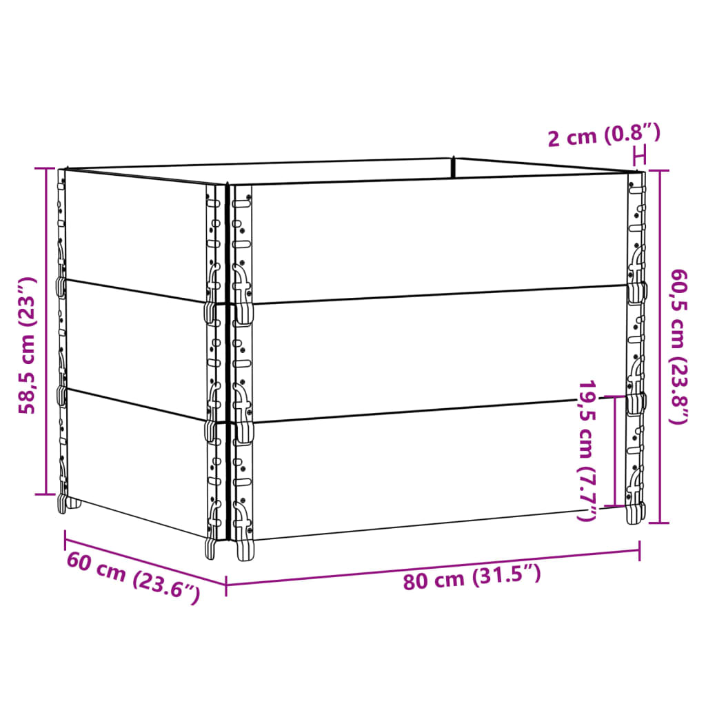 Palletopzetranden Massief Grenenhout 3
