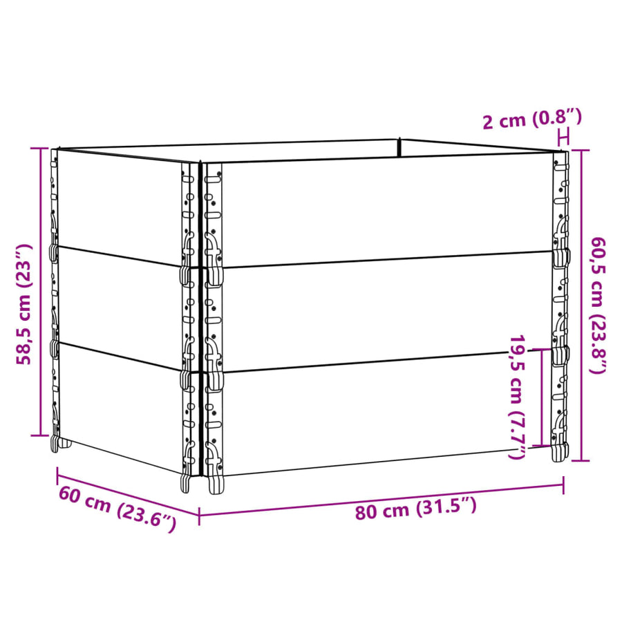 Palletopzetranden Massief Grenenhout 3