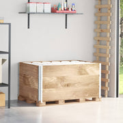 Palletopzetranden massief grenenhout 3 stuks