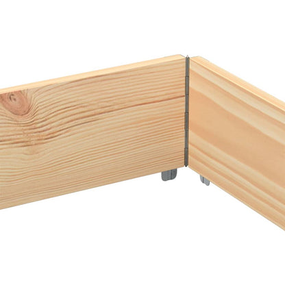 Palletopzetranden 3 st 150x100 cm massief grenenhout