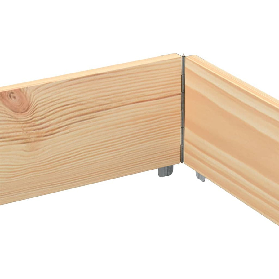 Palletopzetranden 3 st 150x100 cm massief grenenhout