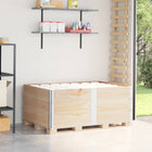 Pallet collars 3 pcs 150x100 cm solid pine wood
