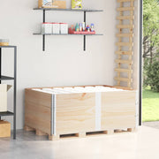 Palletopzetranden 3 st 150x100x60.5 cm massief grenenhout