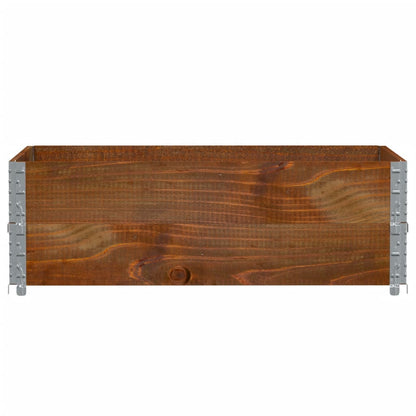 Plantenbak 120X80 Cm Massief Grenenhout Bruin 120 x 80 x 41 cm
