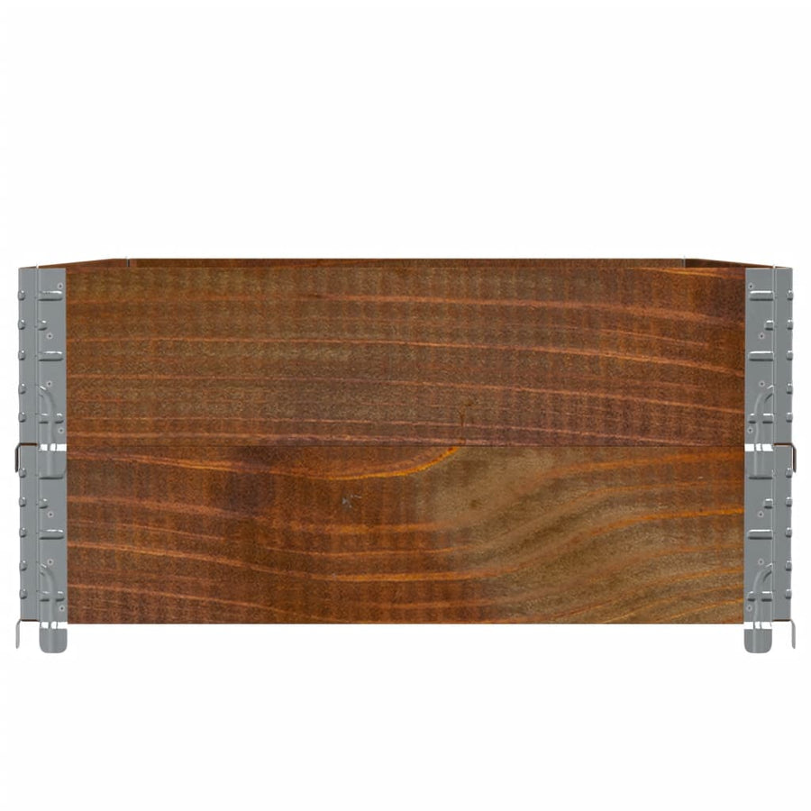 Plantenbak 120X80 Cm Massief Grenenhout Bruin 120 x 80 x 41 cm