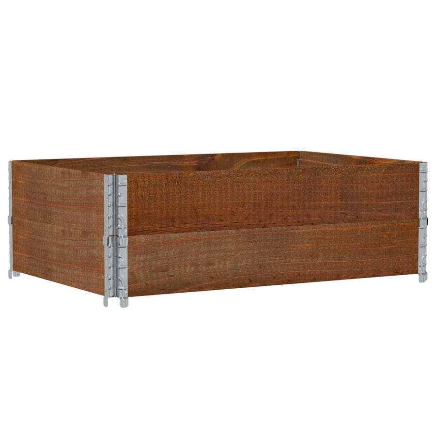 Plantenbak 120X80 Cm Massief Grenenhout Bruin 120 x 80 x 41 cm