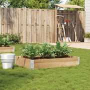 Plantenbak massief grenenhout 100x50x21.5 cm