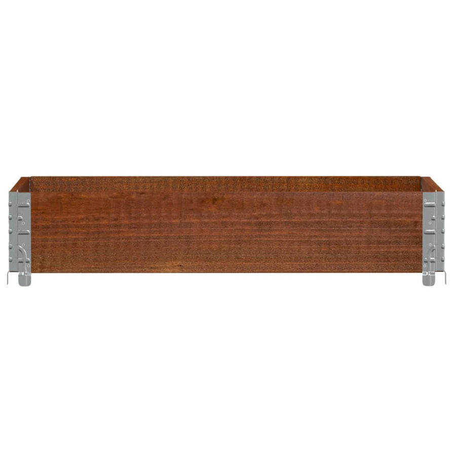 Plantenbak 100X50 Cm Massief Grenenhout Bruin 100 x 50 x 21.5 cm