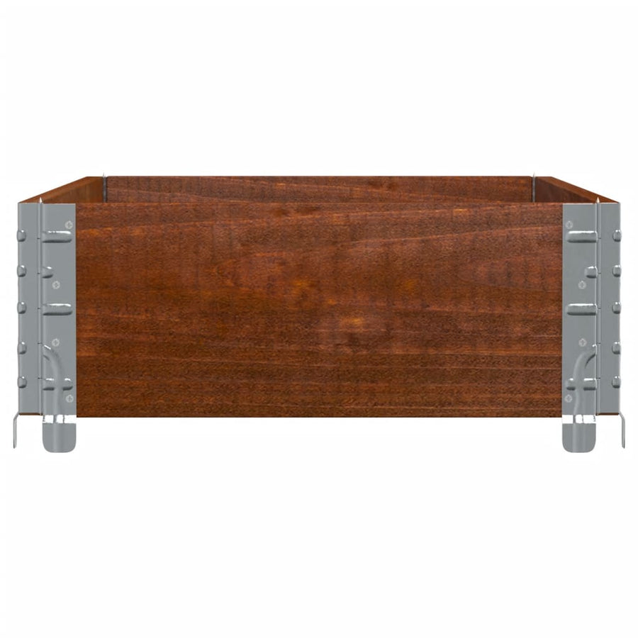 Plantenbak 100X50 Cm Massief Grenenhout Bruin 100 x 50 x 21.5 cm