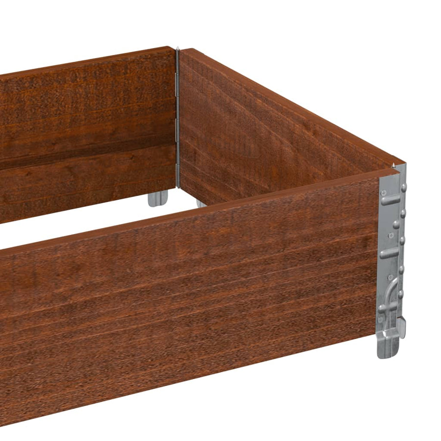 Plantenbak 100X50 Cm Massief Grenenhout Bruin 100 x 50 x 21.5 cm