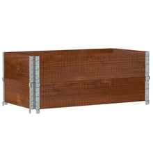 Plantenbak 100X50 Cm Massief Grenenhout Bruin 100 x 50 x 41 cm